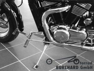 Kit commandes avancées Chrome 21 cm avant pour Suzuki VZ 800 Marauder