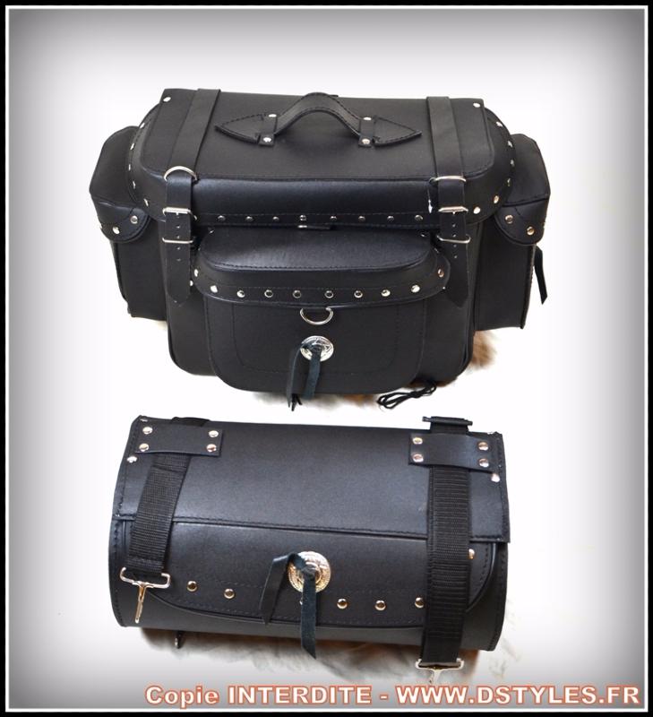 Sac hotsell moto cuir