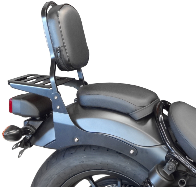 YZTAC Dossier De Moto Sissy Bar Dossier Avant Conducteur Coussin De Siège  Coussin Conducteur Dossier pour Honda Rebelle 500 CMX500 2017-2022 :  : Auto et Moto