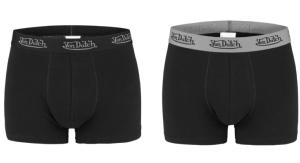 Lot de 2 Boxer Noir & gris Von Dutch ( M L XL XXL )