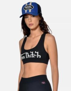 TOP DEBARDEUR T-SHIRT BRASSIERE VON DUTCH FEMME NOIR XS S M L XL (MIL/NR)