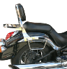 Sissy bar Chrome, Standard AVEC porte paquet (autres choix possible) pour KAWASAKI VULCAN VN 900