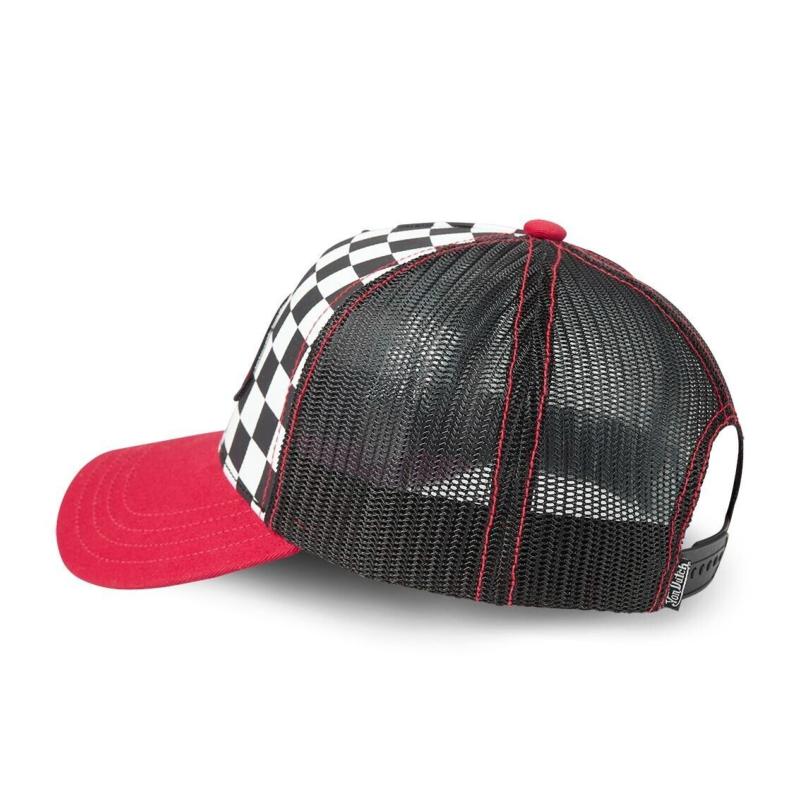 Casquette Faith Connexion Réglable - Couleur Rouge Et Noir - Neuf Avec étiquettes - Style Unique Et Artistique