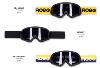 MASQUE / LUNETTE ROEG MOTO GOGGLES couleur Noir téinté - Homologuée CE