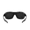 HELLY BIKER paire de lunette spéciale moto carreaux interchangeables Noir Jaune ou iridium  élastique amovible 
